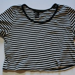 Forever 21 Stripped Crop Top